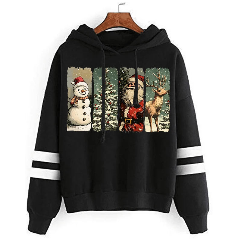 Vintage Christmas Hoodies for Women