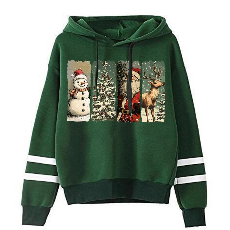 Vintage Christmas Hoodies for Women