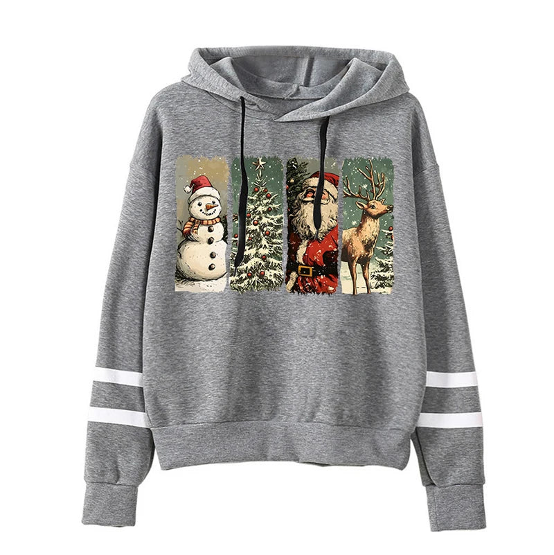 Vintage Christmas Hoodies for Women